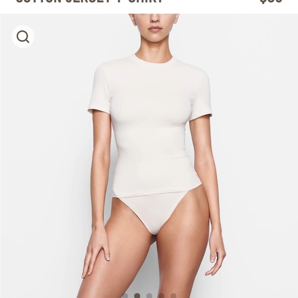 Skims Cotton Jersey T-shirt BNWT 3X - Picture 2 of 4